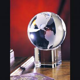 Spinning Crystal Globe Award