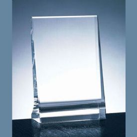 Vertical Plaque Crystal Award