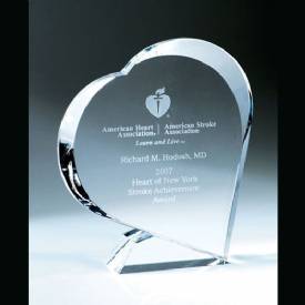 Giving Heart Crystal Award