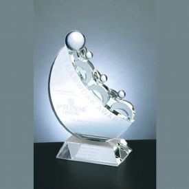 Teamwork Crystal Award - Large
