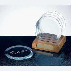 Glass Coaster Set