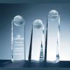 Golf Ball Tower Crystal Award