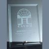 Beveled Rectangle Glass Award